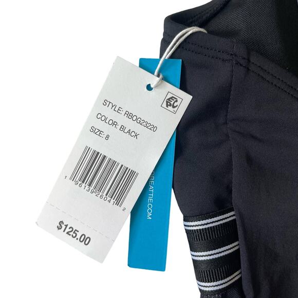 Bleu Rod Beattie OFF THE GRID ONE SHOULDER ONE PIECE SWIMSUIT Black Size 8 - Picture 3 of 7